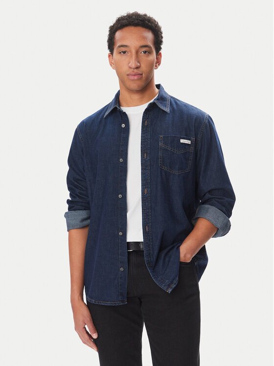 CALVIN KLEIN JEANS дънкова риза LV04RH912G Regular Fit