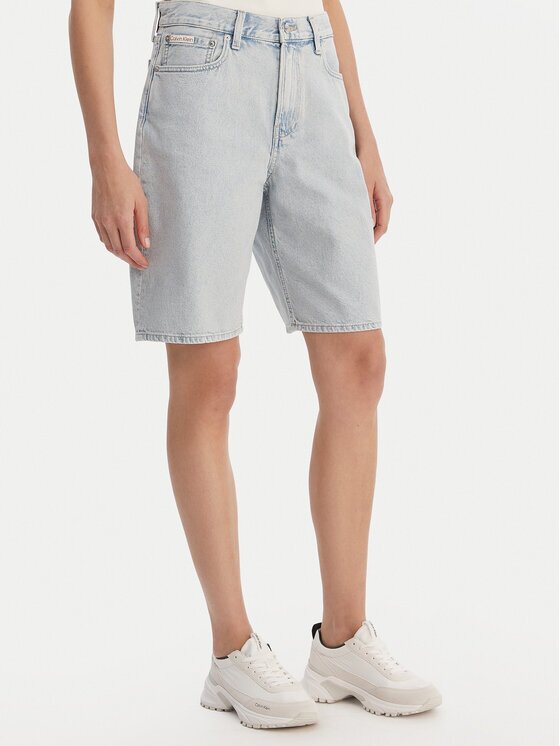 CALVIN KLEIN JEANS Дънкови шорти LV047F673G Loose Fit