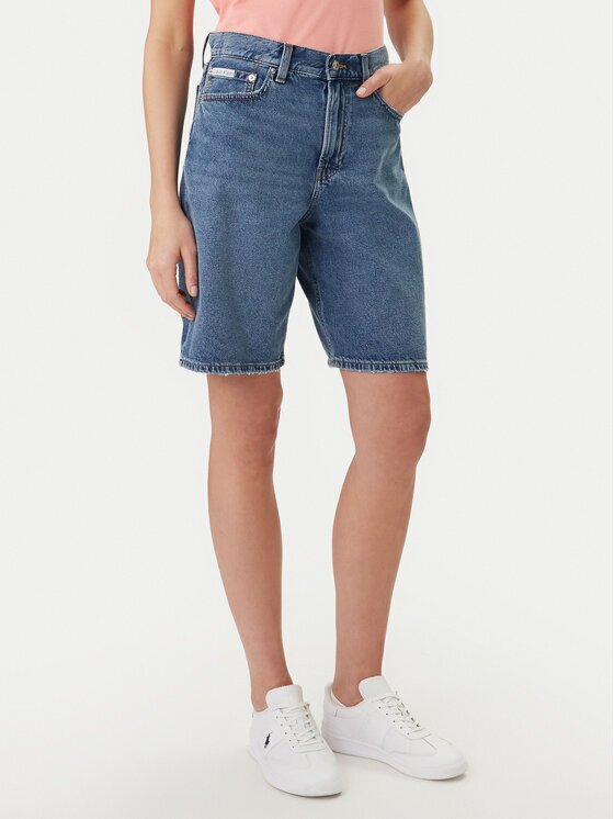 CALVIN KLEIN JEANS Дънкови шорти LV047F674G Loose Fit