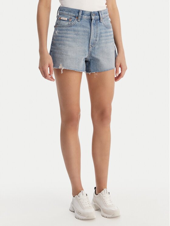 CALVIN KLEIN JEANS Дънкови шорти LV047F765G Straight Fit