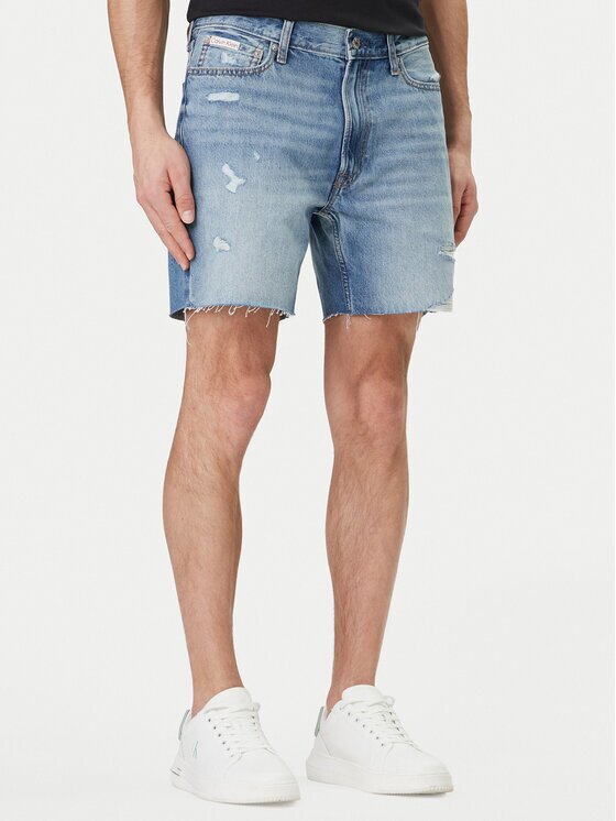 CALVIN KLEIN JEANS Дънкови шорти LV04RF790G Slim Fit