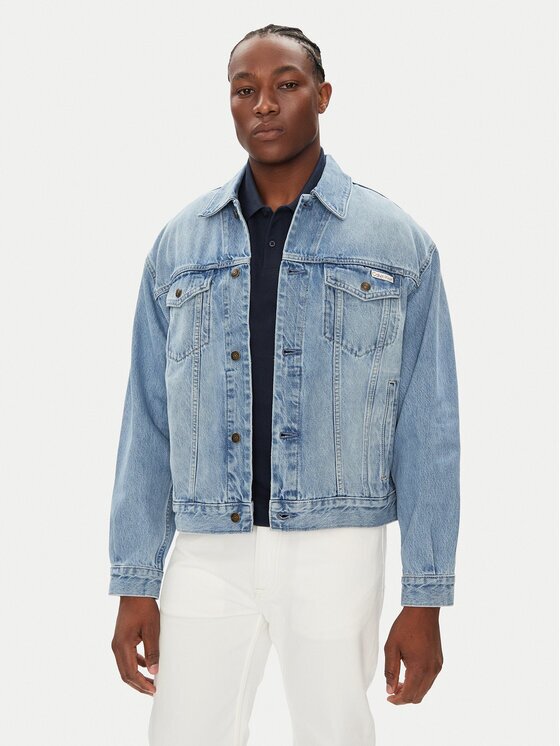 CALVIN KLEIN JEANS Дънково яке 90's Icon LV04RB794G Regular Fit