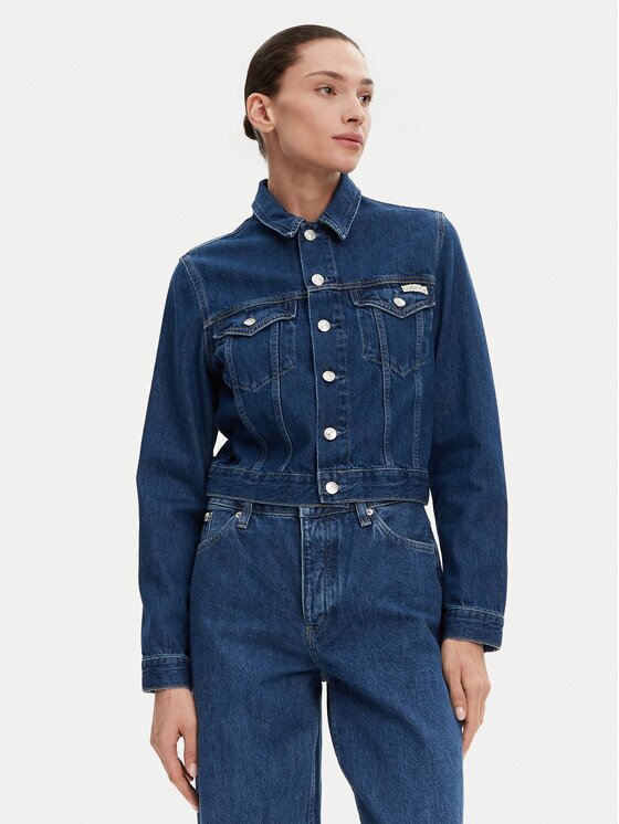 CALVIN KLEIN JEANS Дънково яке 90's J20J225183 Regular Fit