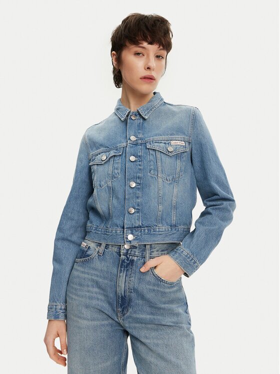 CALVIN KLEIN JEANS Дънково яке 90's J20J225184 Regular Fit