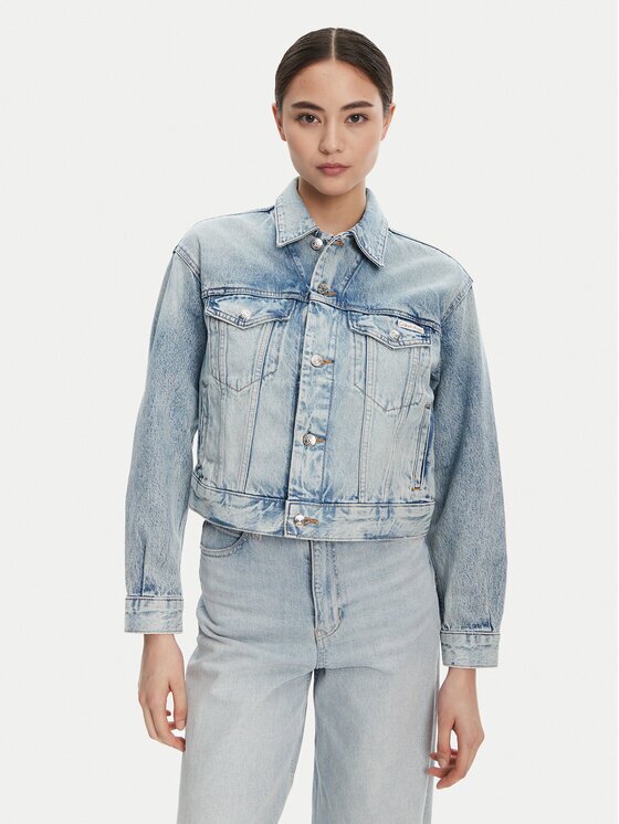 CALVIN KLEIN JEANS Дънково яке 90s LV047C791G Relaxed Fit