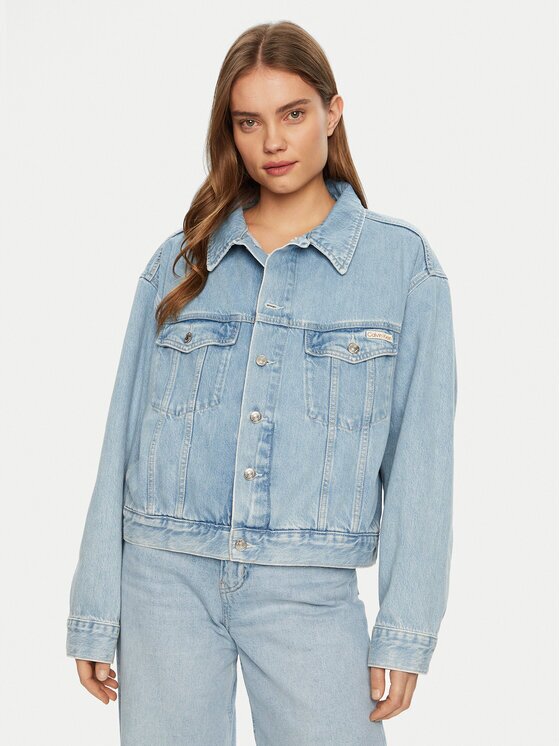 CALVIN KLEIN JEANS Дънково яке J20J224548 Boxy Fit