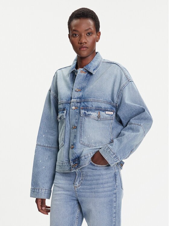 CALVIN KLEIN JEANS Дънково яке LV047C730G Regular Fit