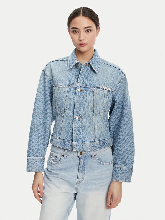CALVIN KLEIN JEANS Дънково яке LV047C782G Oversize