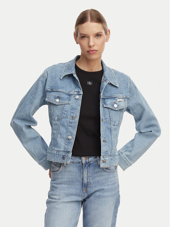 CALVIN KLEIN JEANS Дънково яке LV047F672G Regular Fit