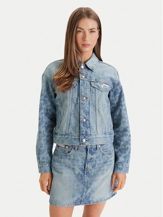 CALVIN KLEIN JEANS Дънково яке LV047F677G Regular Fit
