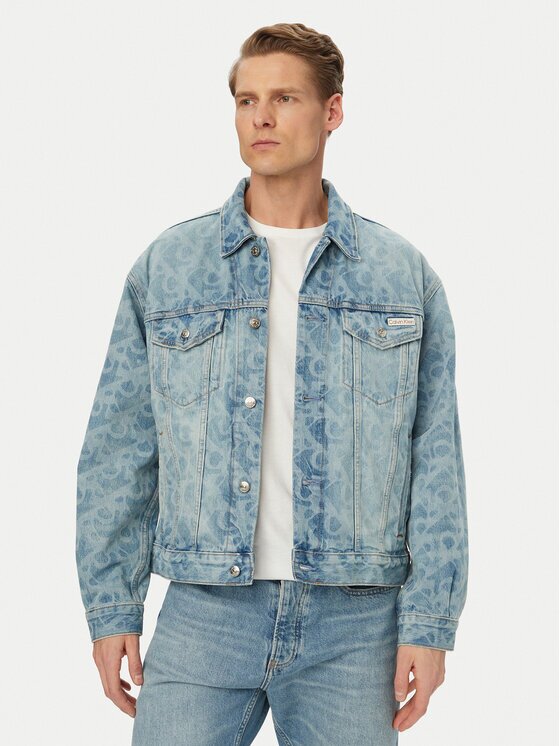 CALVIN KLEIN JEANS Дънково яке LV04RG764G Regular Fit