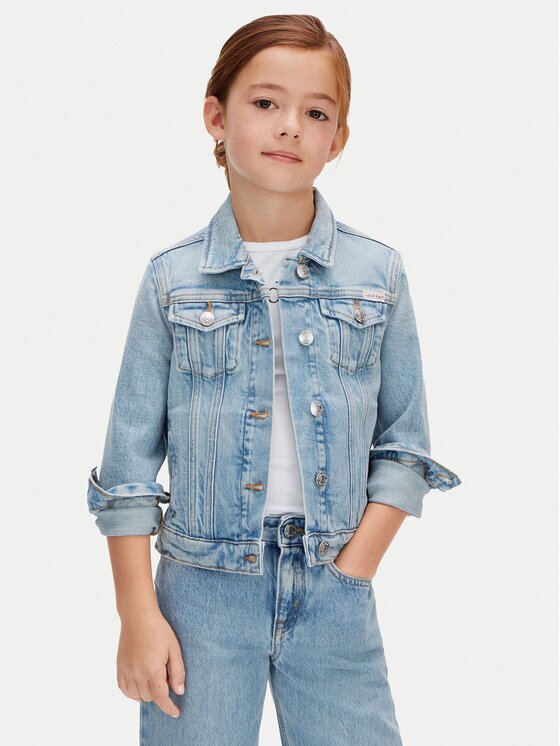 CALVIN KLEIN JEANS Дънково яке LVCKSJD00G Regular Fit