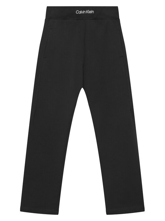 CALVIN KLEIN JEANS Долнище анцуг IB0IB02538 D Черен Regular Fit