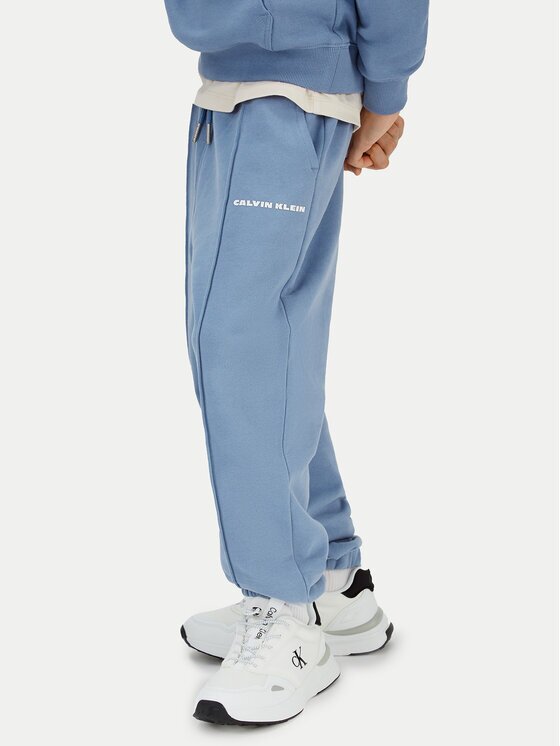 CALVIN KLEIN JEANS Долнище анцуг Pintuck IB0IB02605 Relaxed Fit