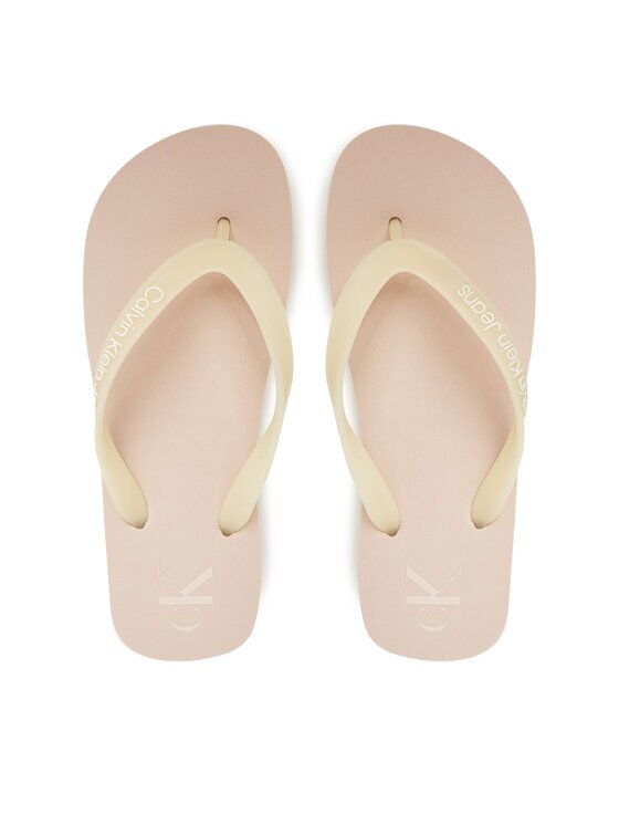 CALVIN KLEIN JEANS Джапанки Beach Sandal Flatform Tpu YW0YW01830 Бежов