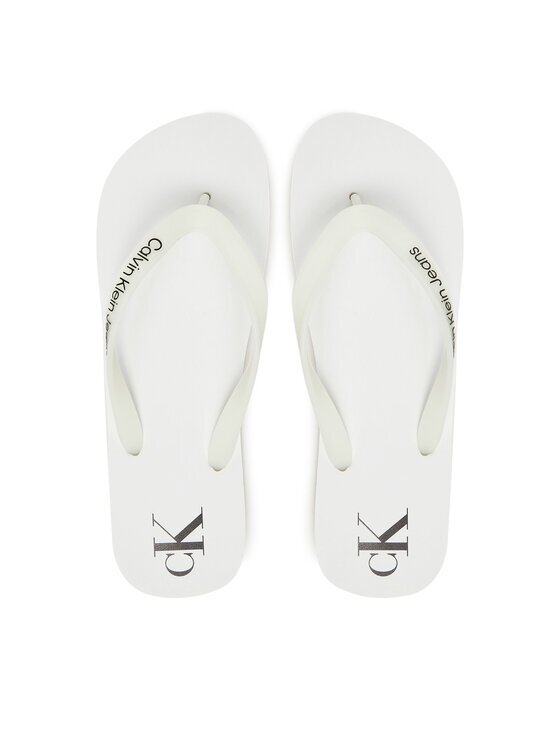 CALVIN KLEIN JEANS Джапанки Beach Sandal Transparent Tpu YM0YM01267 Бял