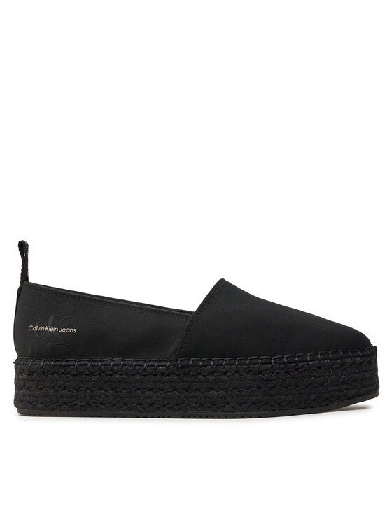 CALVIN KLEIN JEANS Еспадрили Platform Espadrille Mix Ml Mtl YW0YW01622 Черен