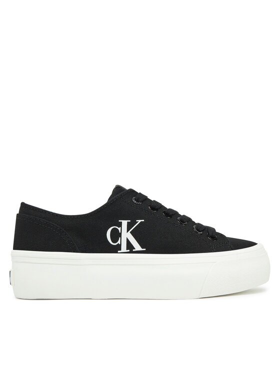 CALVIN KLEIN JEANS Гуменки Vulc Flatform Low Cv Mg YW0YW01763 Черен