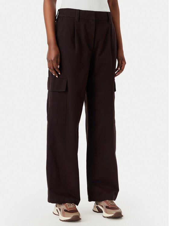 CALVIN KLEIN JEANS Карго панталони LV047F623G Екрю Relaxed Fit