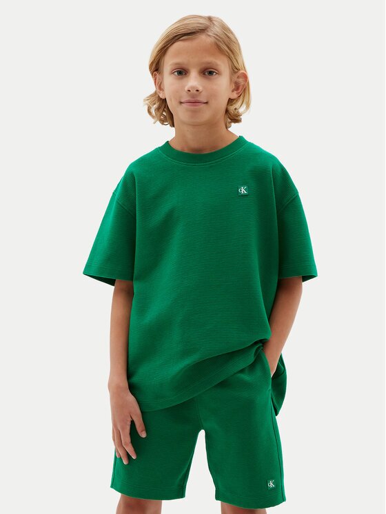 CALVIN KLEIN JEANS Комплект тишърт и панталонки Ottoman LVCKSJI19B Regular Fit