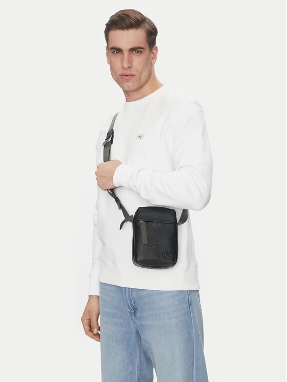 CALVIN KLEIN JEANS Мъжка чантичка Cargo Reporter Bag LV04G3080G Черен