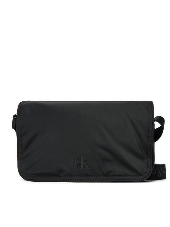 CALVIN KLEIN JEANS Мъжка чантичка Over Webbing K50K512566 Черен