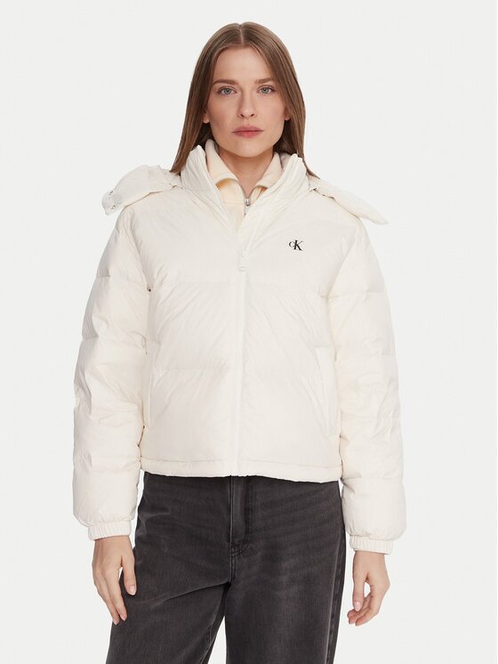 CALVIN KLEIN JEANS Пухено яке Essential LV047D501G Relaxed Fit