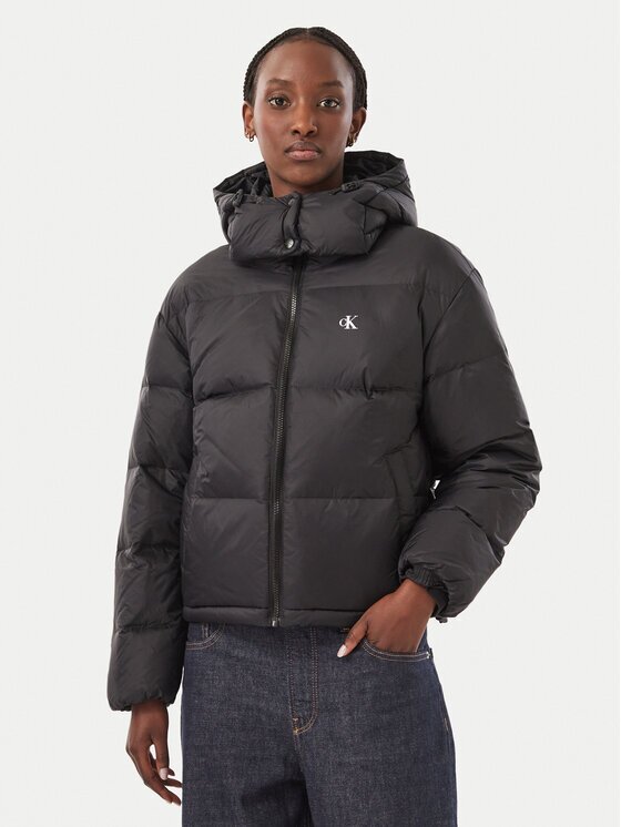 CALVIN KLEIN JEANS Пухено яке Essential LV047H500G Relaxed Fit