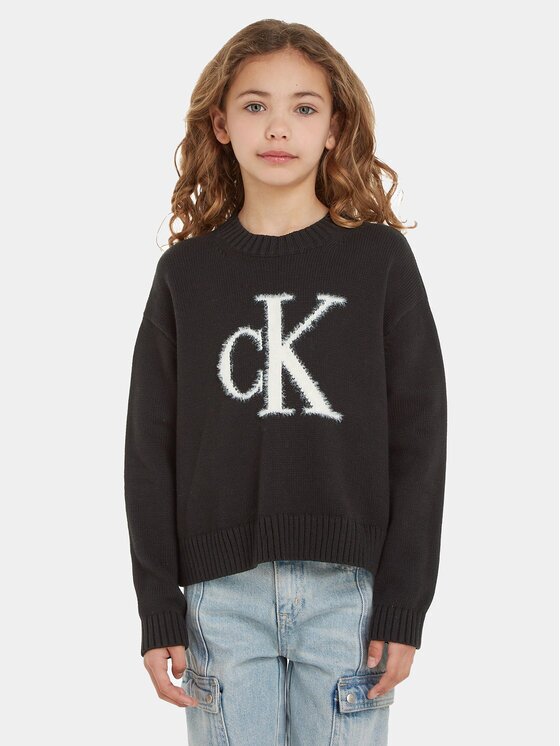 CALVIN KLEIN JEANS Пуловер Fluffy Monogram IG0IG02220 Regular Fit
