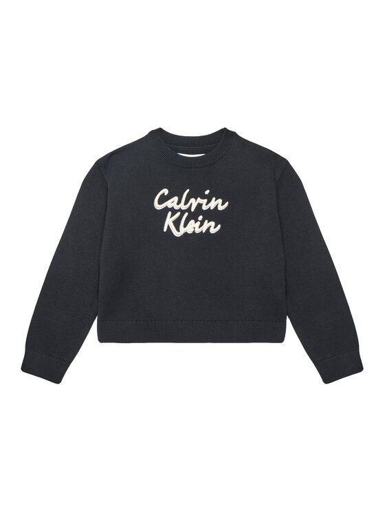 CALVIN KLEIN JEANS Пуловер IG0IG02971 M Черен Regular Fit