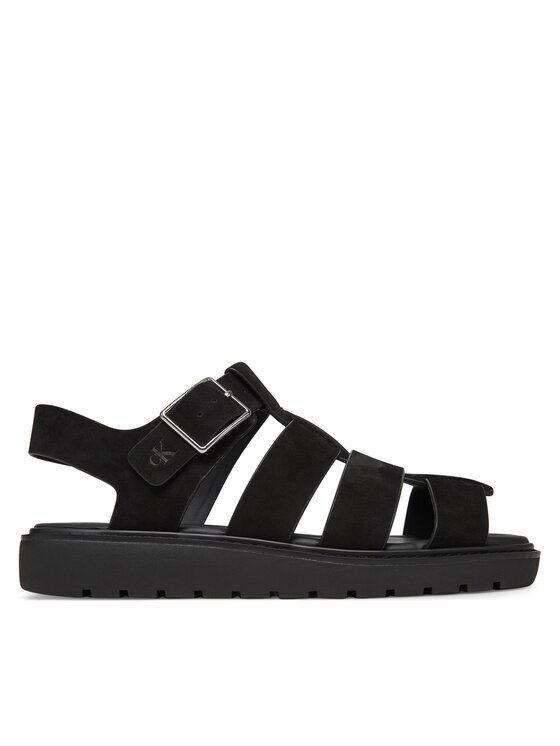 CALVIN KLEIN JEANS Сандали Fisherman Hw Sandal Lth YW0YW01962 Черен