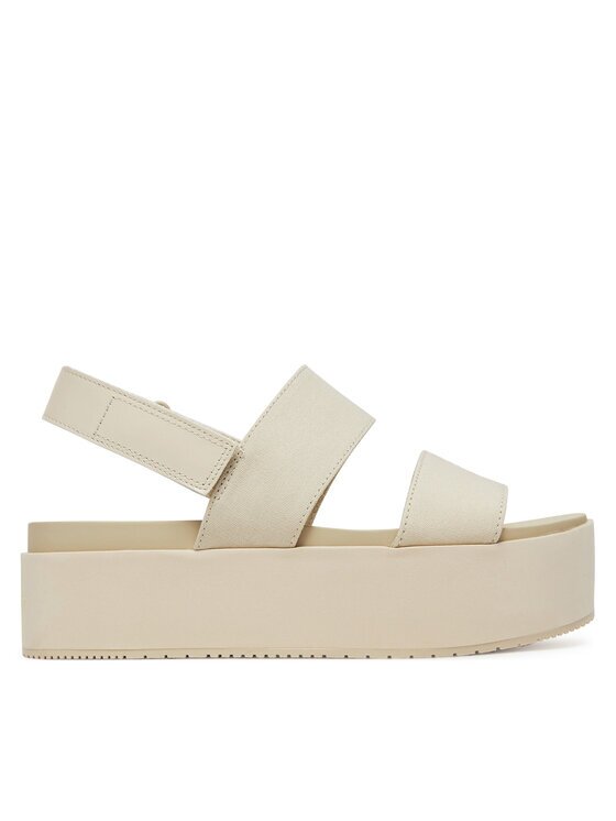 CALVIN KLEIN JEANS Сандали Flatform Sandal Sling In YW0YW01788 Екрю