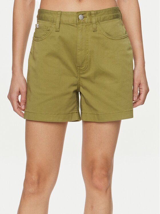 CALVIN KLEIN JEANS Шорти от плат J20J223135 Mom Fit