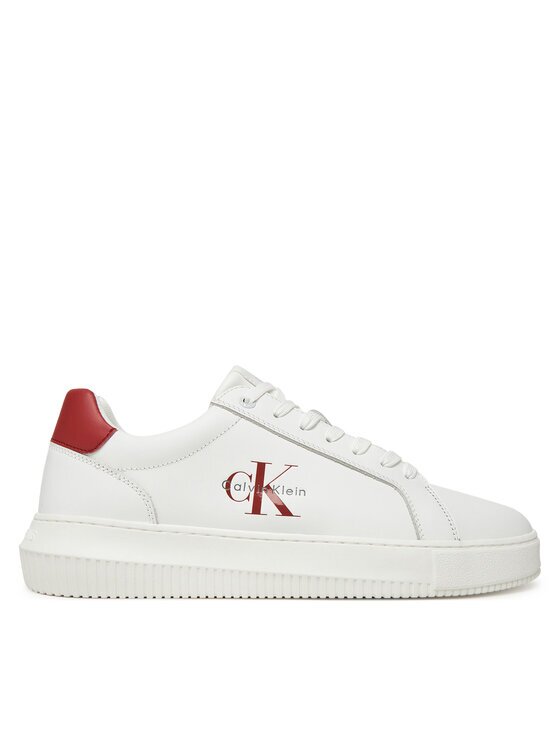 CALVIN KLEIN JEANS Сникърси Chunky Cupsole Monologo YM0YM01317 Бял