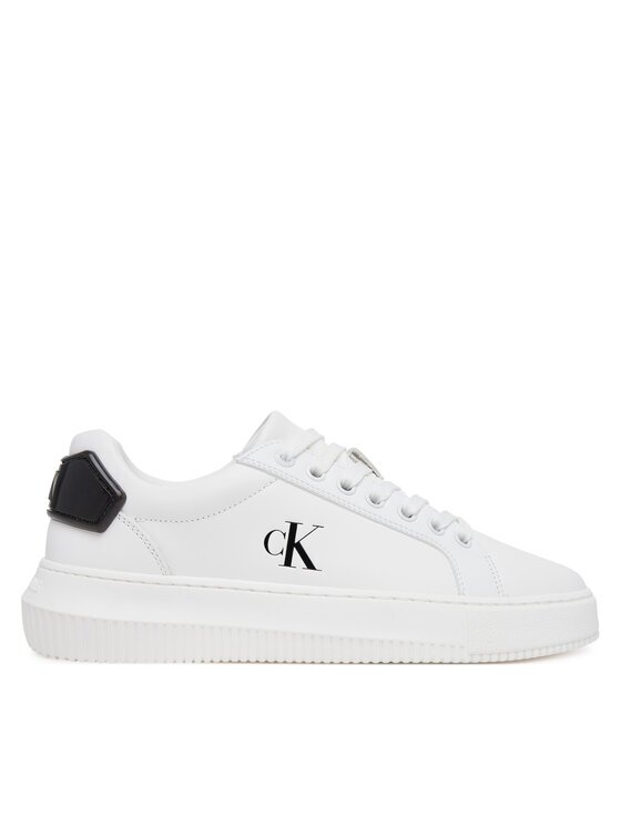CALVIN KLEIN JEANS Сникърси Chunky Cupsole Ru Patch Lth Wn YW0YW01846 Бял
