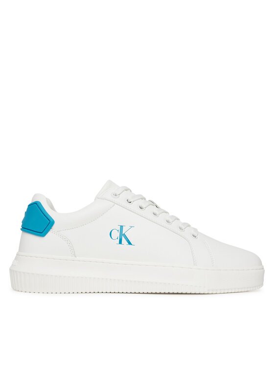 CALVIN KLEIN JEANS Сникърси Chunky Cupsole Ru Patch Lth YM0YM01296 Бял