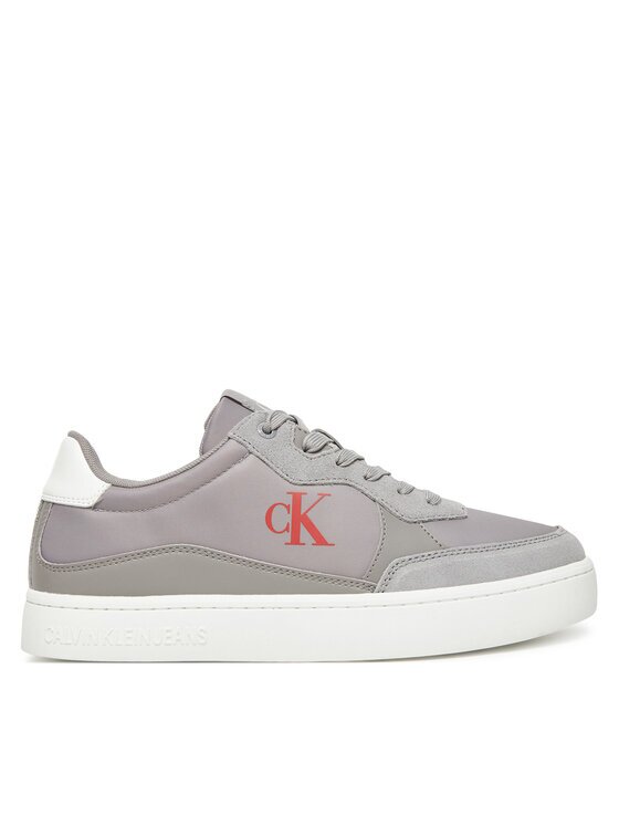 CALVIN KLEIN JEANS Сникърси Classic Cupsole Mg Nylon Mix YM0YM01304 Сив