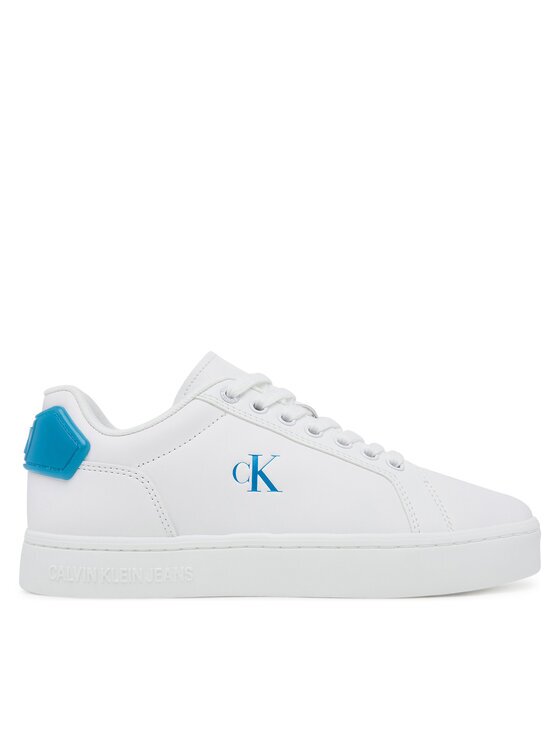 CALVIN KLEIN JEANS Сникърси Classic Cupsole Ru Patch Lth Wn YW0YW01845 Бял