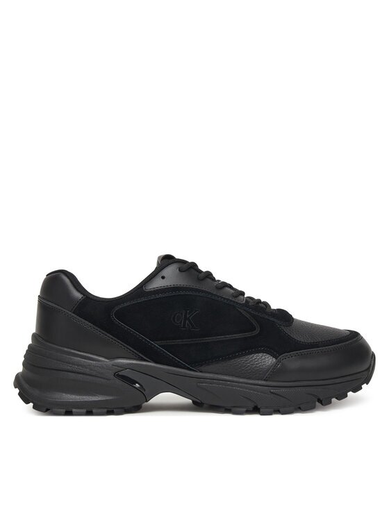 CALVIN KLEIN JEANS Сникърси Hike Runner Hf Lth Mix YM0YM01289 Черен