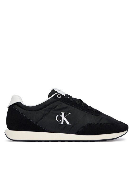 CALVIN KLEIN JEANS Сникърси Retro Runner Ess Mix Mat YM0YM01361 Черен