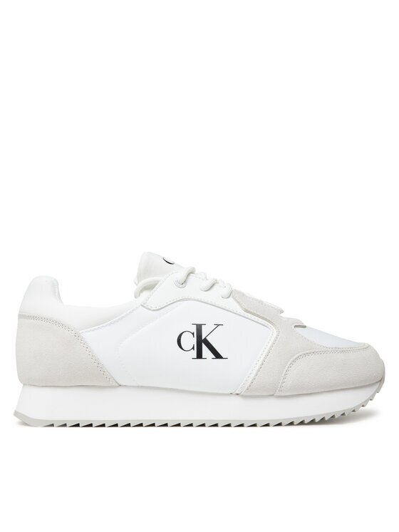 CALVIN KLEIN JEANS Сникърси Retro Runner Sock Lace Up Ny-Su YM0YM01326 Бял