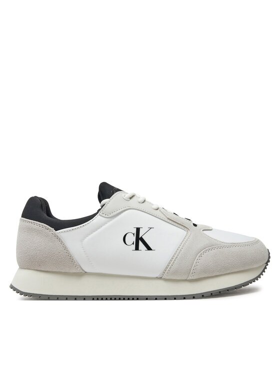 CALVIN KLEIN JEANS Сникърси Retro Sock Runner Mg Wmm YM0YM01152 Бял
