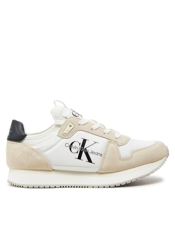 CALVIN KLEIN JEANS Сникърси Runner Sock Laceup Ny-Lth Wn YW0YW00840
