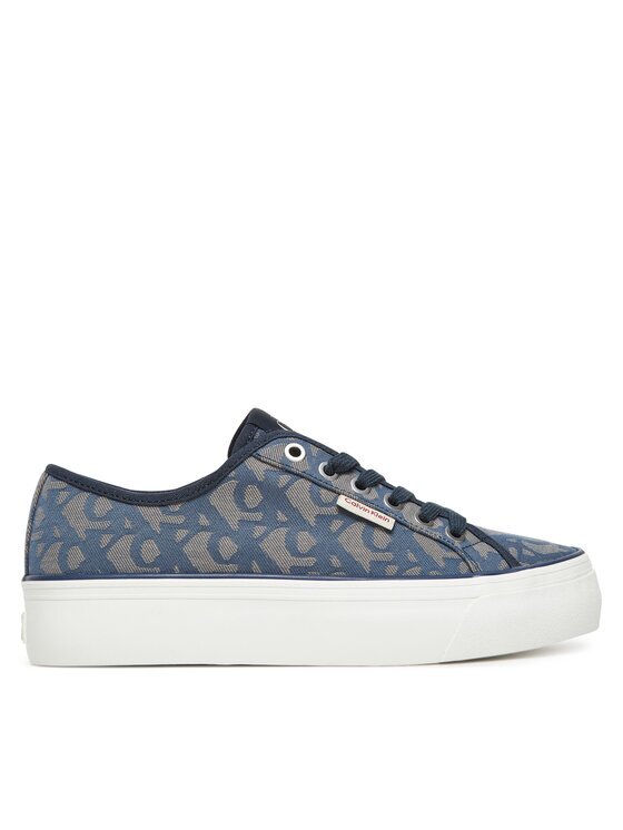 CALVIN KLEIN JEANS Сникърси Vulc Flatf Jacquard YW0YW01965 Тъмносин