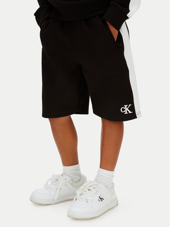 CALVIN KLEIN JEANS Спортни шорти LVCKSJC28B Relaxed Fit