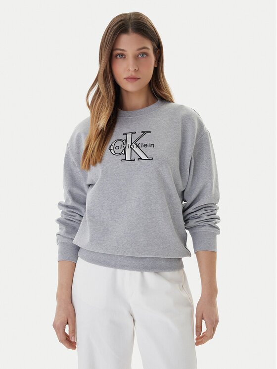 CALVIN KLEIN JEANS Суитшърт Foil Monologo LV047E825G Regular Fit