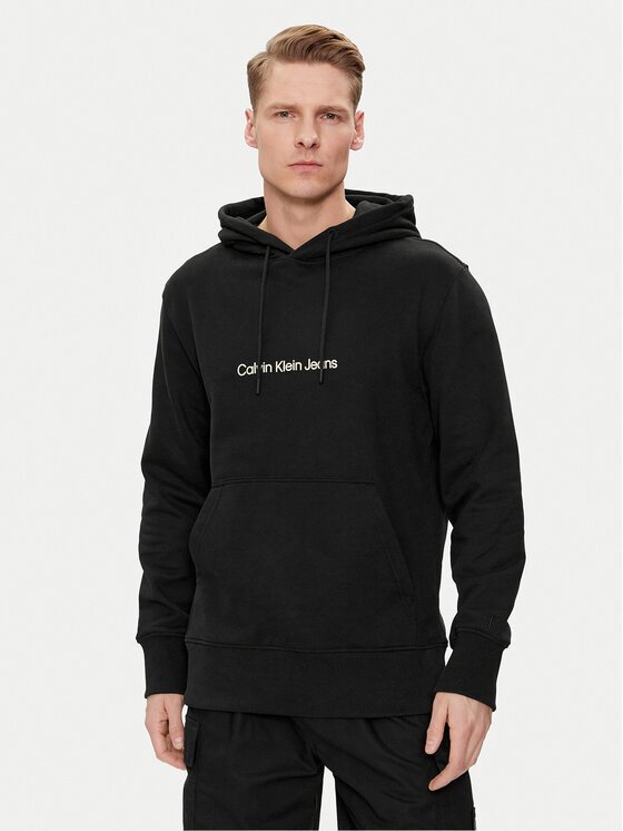 CALVIN KLEIN JEANS Суитшърт Frequency Logo J30J325353 Regular Fit