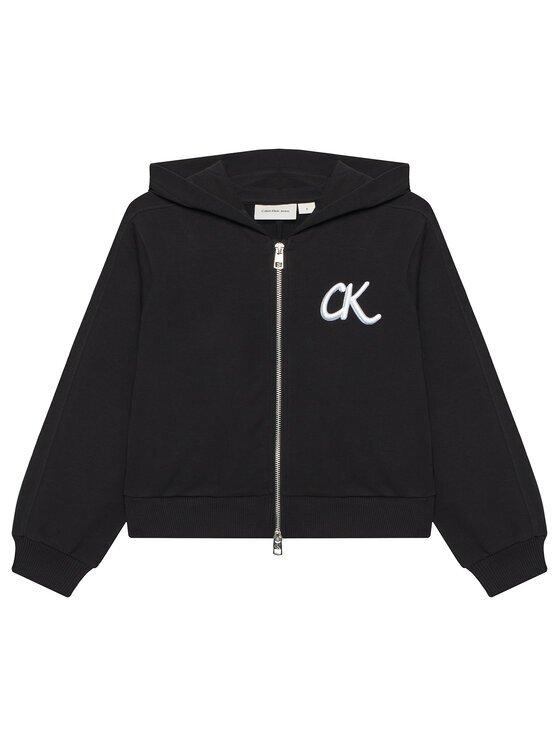 CALVIN KLEIN JEANS Суитшърт IG0IG02969 D Черен Regular Fit