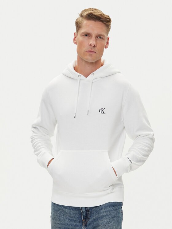 CALVIN KLEIN JEANS Суитшърт J30J315713 Екрю Regular Fit