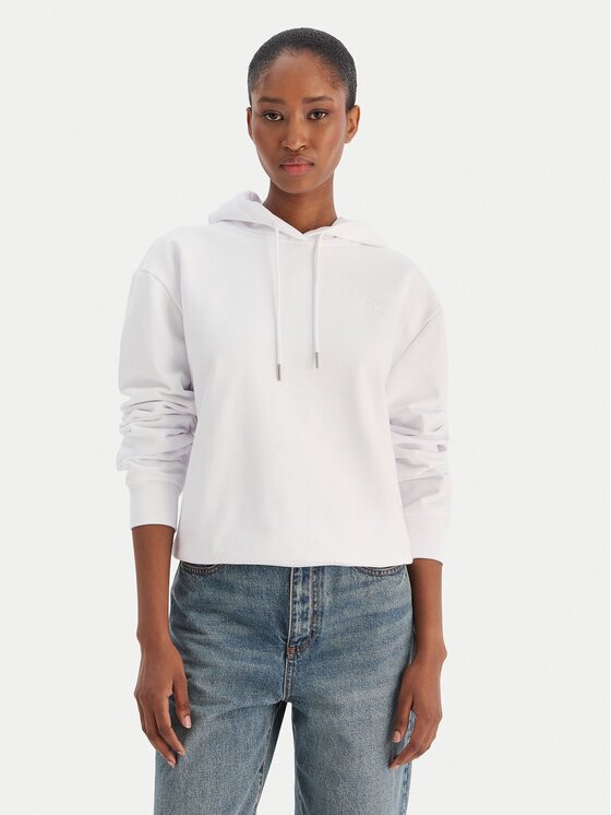 CALVIN KLEIN JEANS Суитшърт Ls Monogram Terry Po LV047C224G Regular Fit